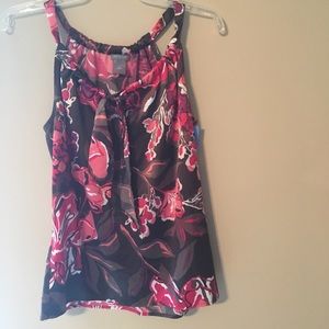 Ann Taylor Career Tank 2 Brown Pink